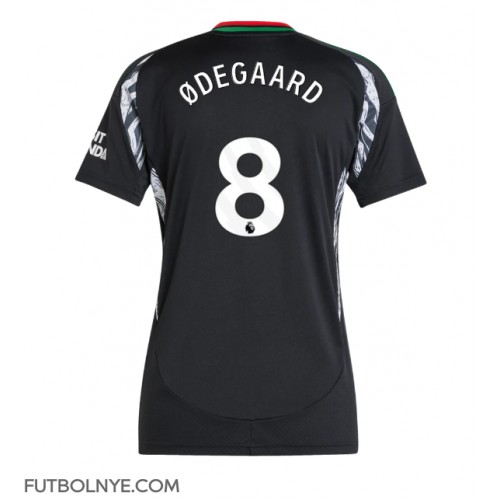 Camiseta Arsenal Martin Odegaard #8 Visitante Equipación para mujer 2024-25 manga corta